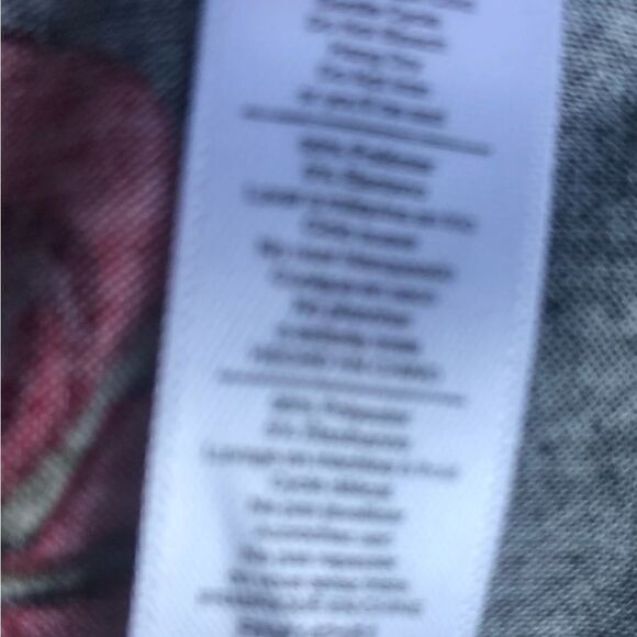 LULA ROE Black and Red Rose Plaid  Long Sleeves Stretchy Fabric Long Size: 2XL - Picture 7 of 7